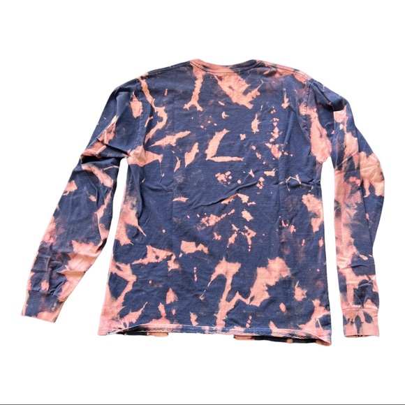 Repurposed bleached tee Long-sleeve Disneyland Mickey Mouse - Picture 2 of 3